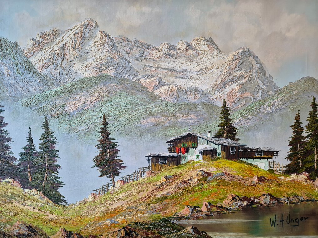 Wolfgang Heinz Unger (1929-2019) - Alpenlandschaft #3.2