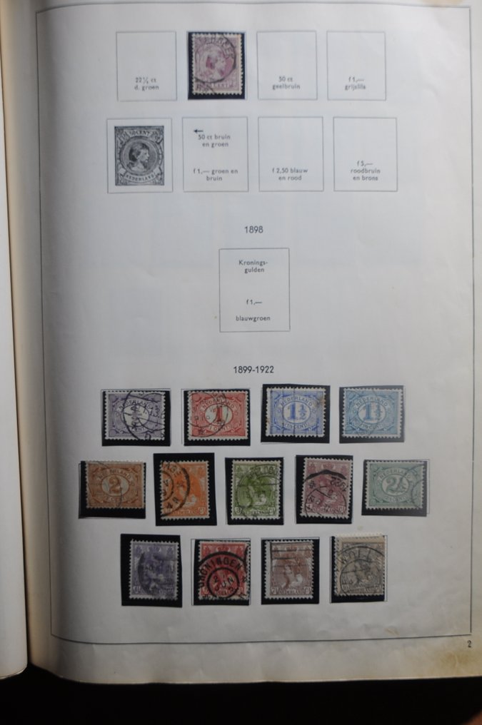 Netherlands 1869/1968 - Collection on album pages in a small binder clip. #3.2