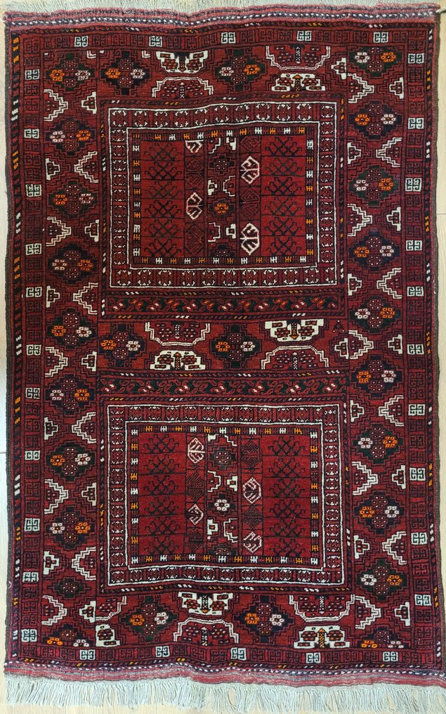Feiner Afghan Beshir Art Deco (Neu) - Carpet - 136 cm - 89 cm #1.0