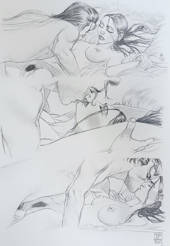Jef - 1 Original drawing - Corps et Âme - Balles Perdues #2.1