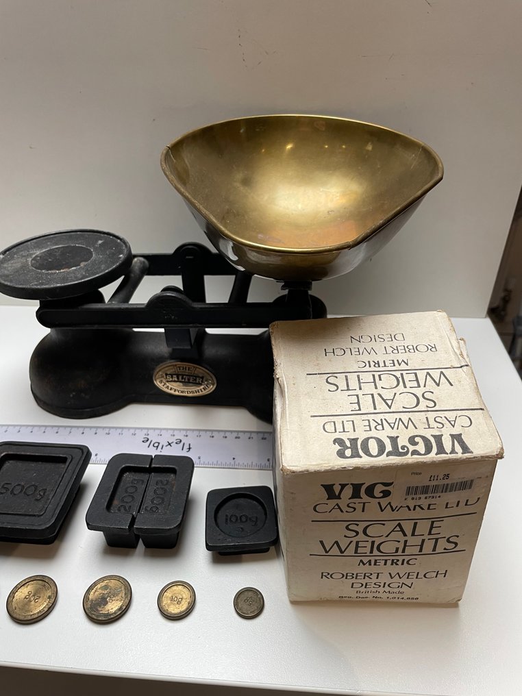 Recipient de bucătărie - Salter - Alamă aurit - Recipient de bucătărie #1.0