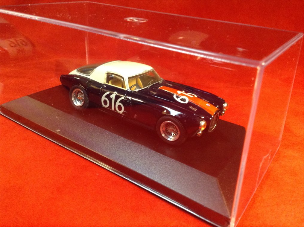 GAMMA Models - made in Italy 1:43 - Modellino di auto da corsa - Lancia D20 Coupe' Berlinetta Pininfarina Scuderia Lancia 8° Mille Miglia 1953 #616 Clemente - factory built - very good quality - very hard to find today #1.0