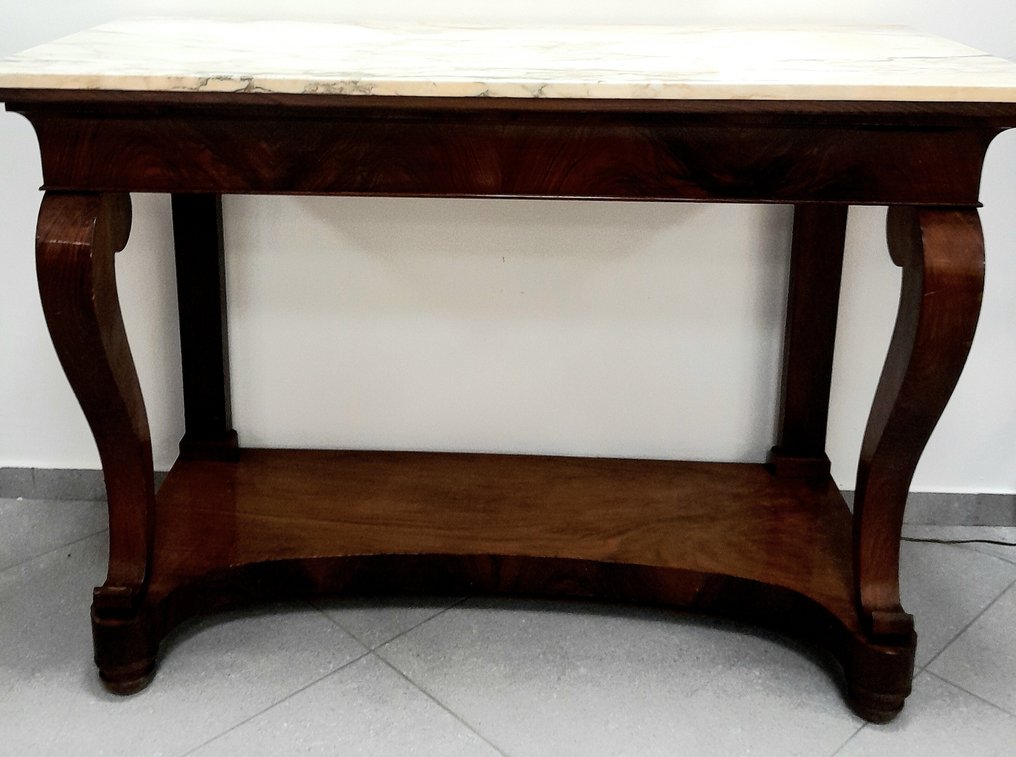 Κονσόλα - Walnut, Ξύλο - Μπουφές Luigi Filippo 800 καρυδιά #1.0