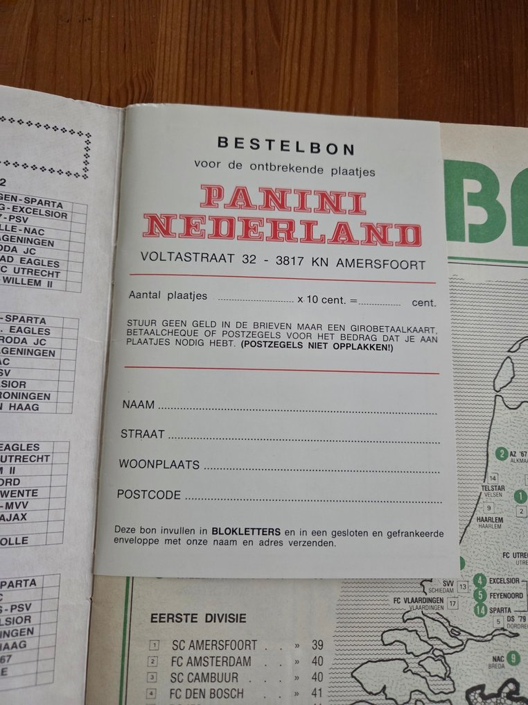 1980/81 帕尼尼 - Frank Arnesen, Erik Gerets, Rob Rensenbrink, and others. - 1 完整册子 - 优秀(EX) #3.2