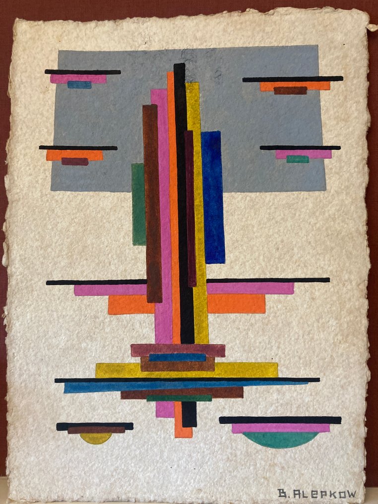 Boris Alepkow (XIX-XX) - Suprématisme Avant Garde Russe #1.0
