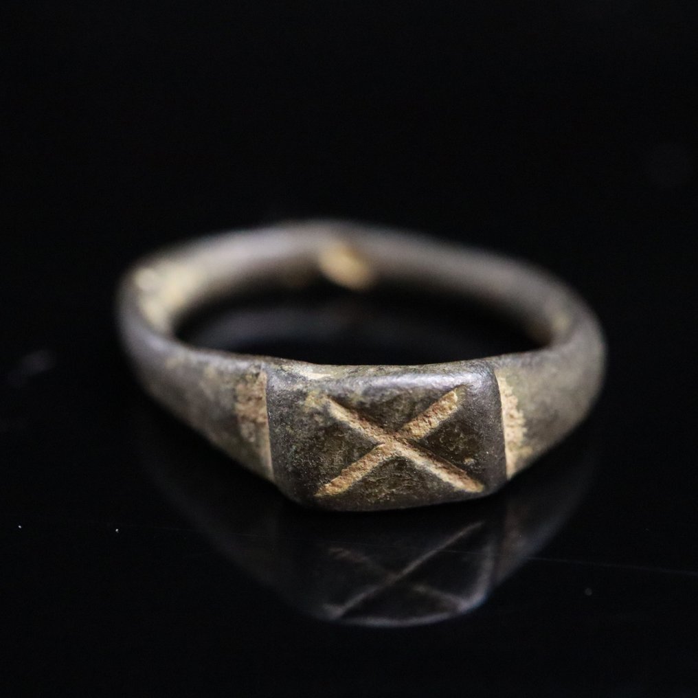 古羅馬 帝国青铜军团战士 戒指 - Legio X  (沒有保留價) #2.1