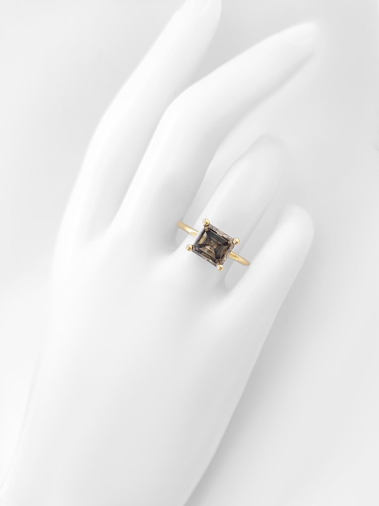 Nincs minimálár - Gyűrű - 14 kt. Sárga arany - 2.54ct. tw. Gyémánt (Természetes színű) #4.3