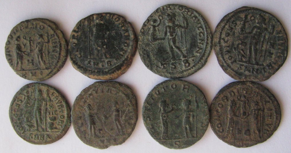Ρωμαϊκή Αυτοκρατορία Lot of 8 Æ coins 3rd-4th century AD  (χωρίς τιμή ασφαλείας) #1.0
