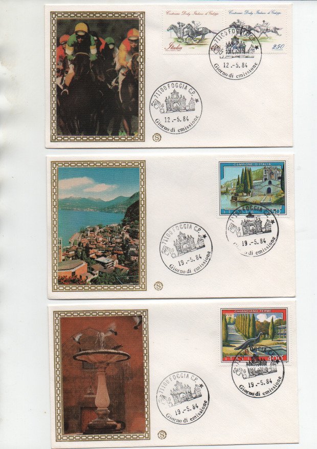 義大利  - 第一天的胸像和活动当天的明信片 #4.3