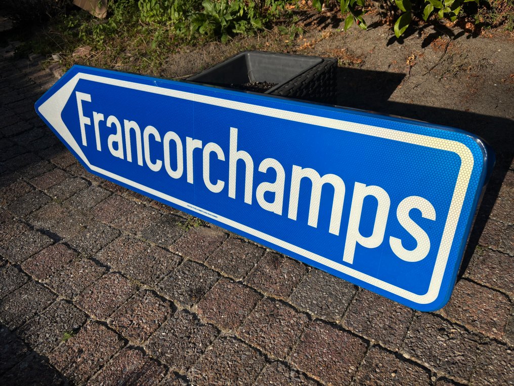 Francorchamps πινακίδα κυκλοφορίας οδηγός - Σήματα οδικής κυκλοφορίας - Αλουμίνιο #3.2