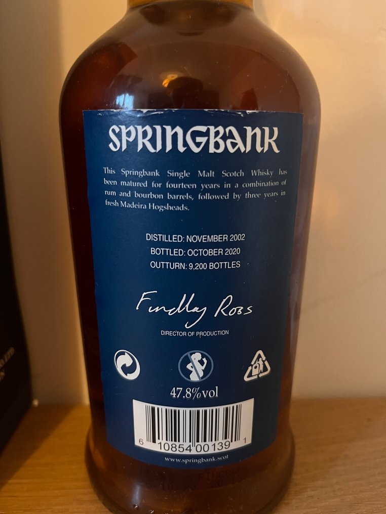 Springbank 2002 17 years old Madeira Wood  - b. 2020  - 70cl #2.1