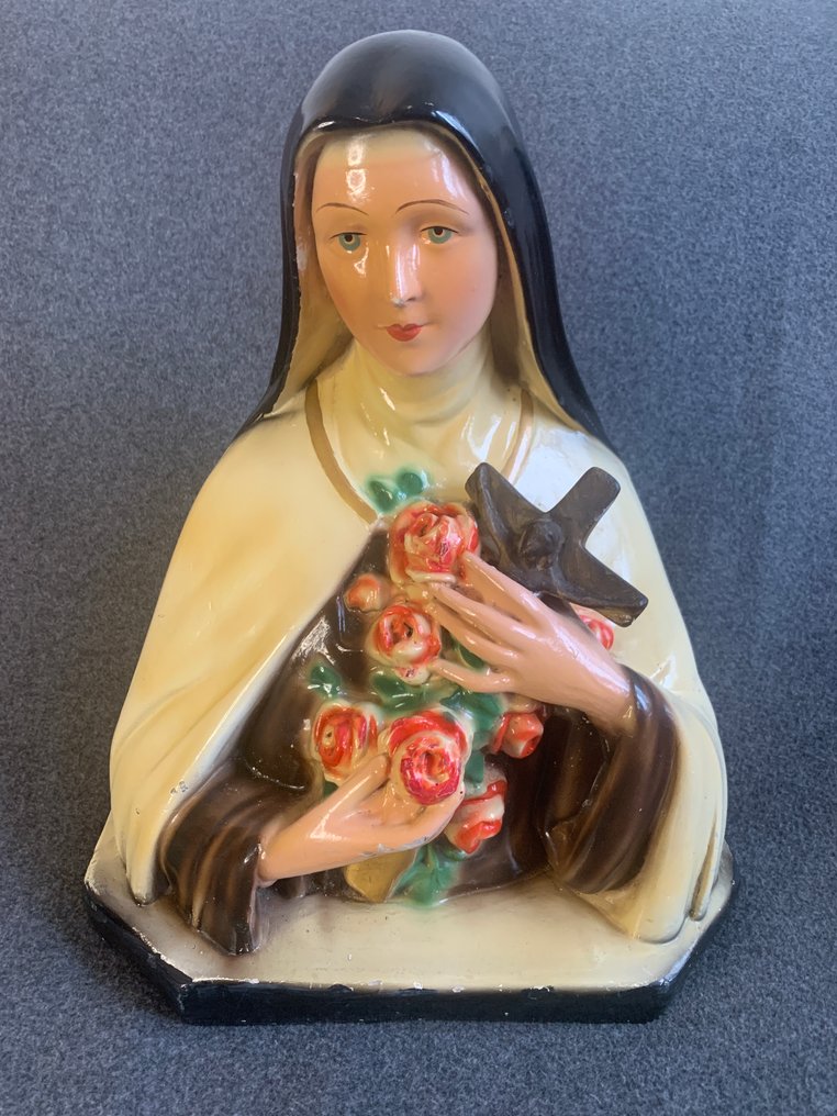 Billede - Helgen Thérèse - Gips - 1940-1950 #1.0