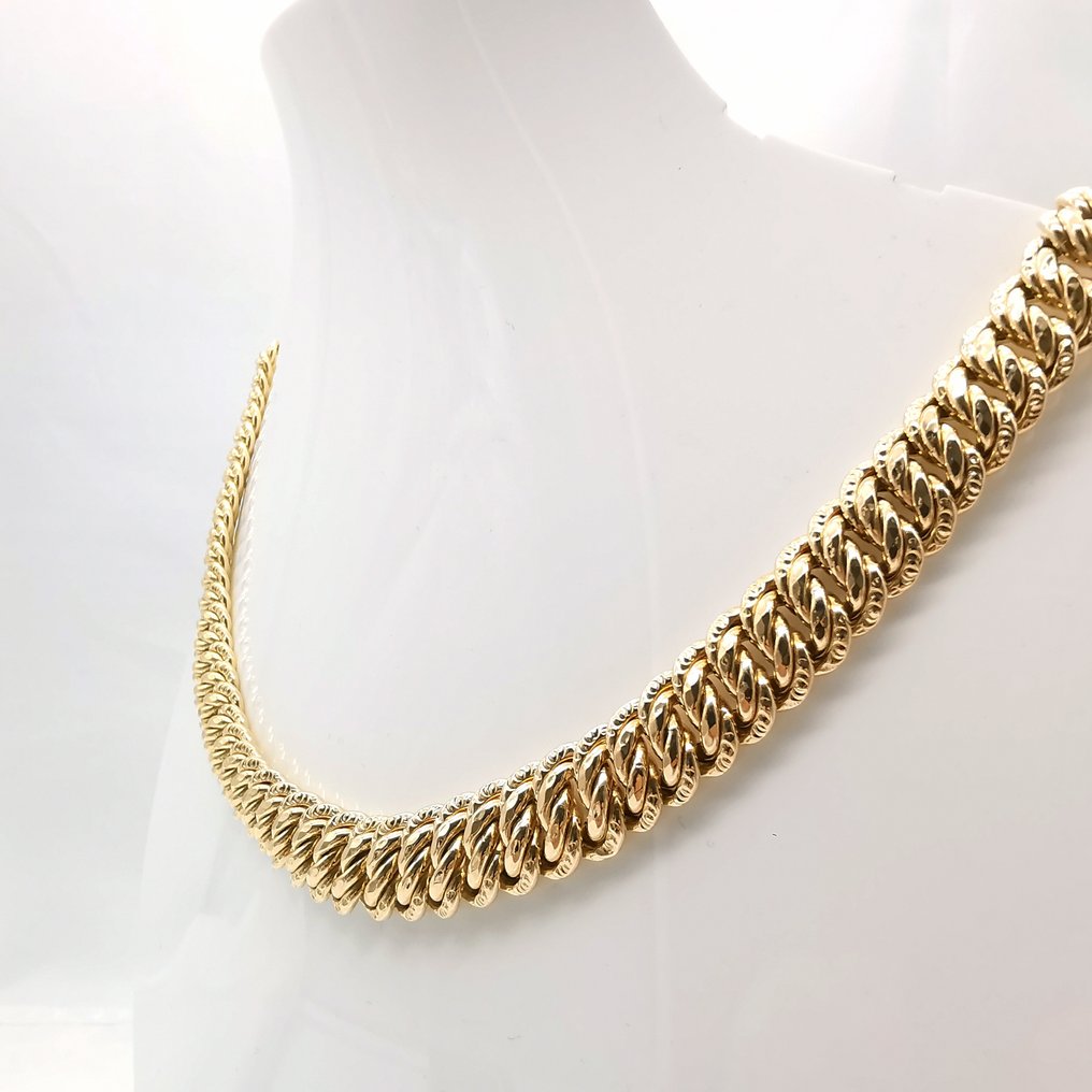 项链 - 18K包金 黄金 - 美国的Maille #3.2