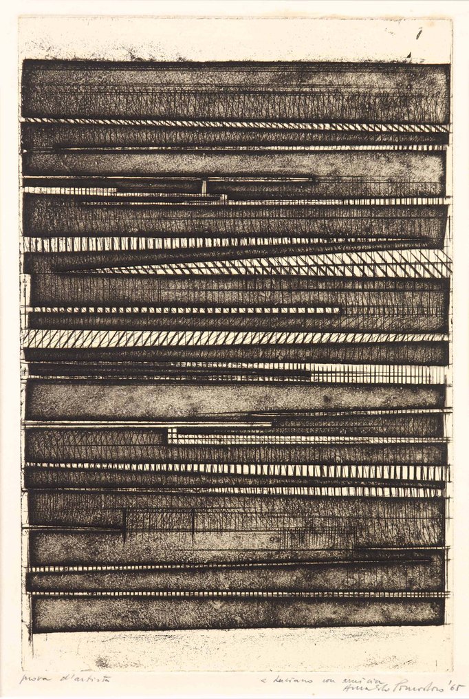 Arnaldo Pomodoro (1926) - 雕刻, Untitled - 39 cm - 紙 - 1965 #1.0