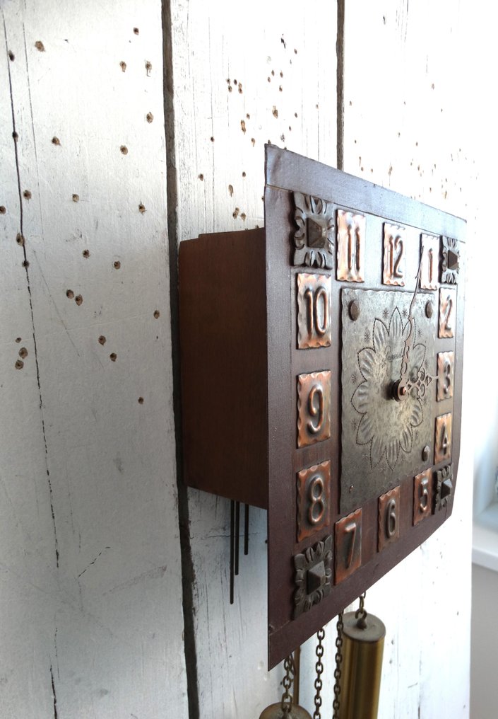 Falióra - Junghans - Fa, Réz, Fém, Sárgaréz - 1970-1980 #3.2