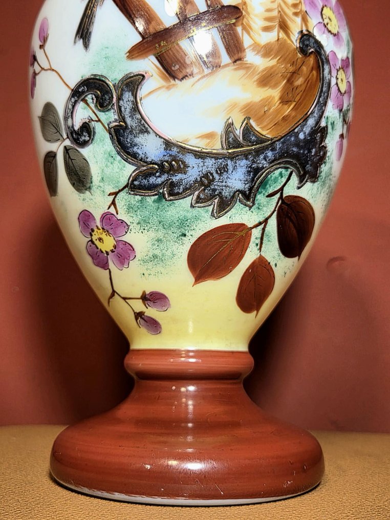 Vaso di fiori - opalino - Vaso opaline #3.2