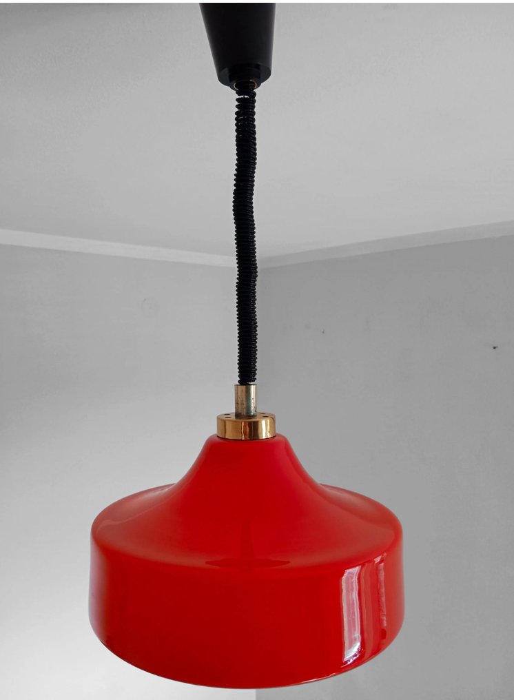 Szarvasi - Hanging lamp - Glass - Space Age style pendant lamp #1.0