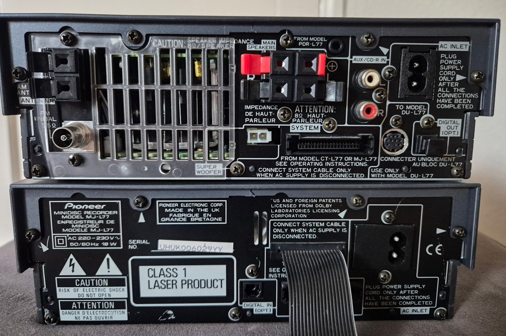 Pioneer - XC-L77, DU-L77, MJ-L77 Set Hi-Fi - Modelli vari #4.3
