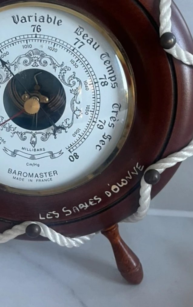 Baromaster France Ship's barometer - Messing, Træ, Harpiks #1.0