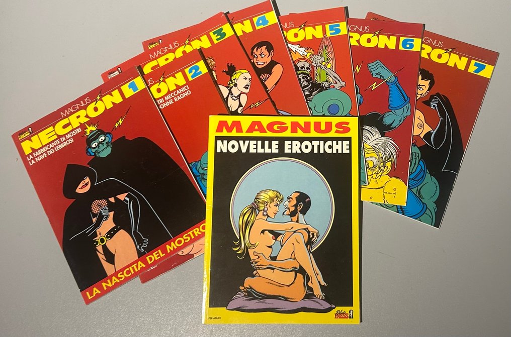Necron + Novelle Erotiche - collana completa - 8 Album - 1990/1991 #1.0