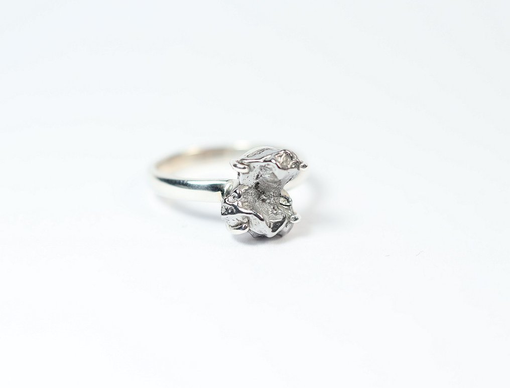 坎波德尔谢洛陨石环 / 新 925纯银 - 3.04 g - (1) #1.0