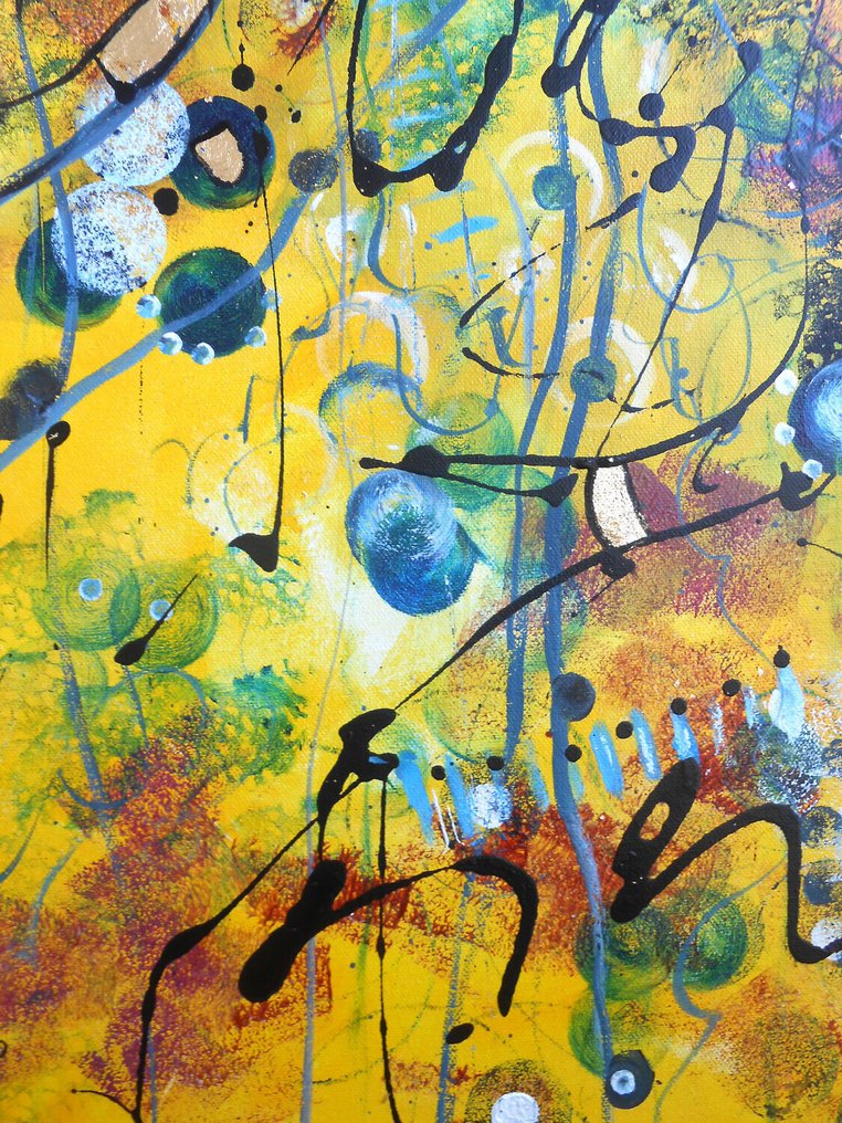 Axelle BOSLER - Abstrait Sous l'or de Klimt #4.3