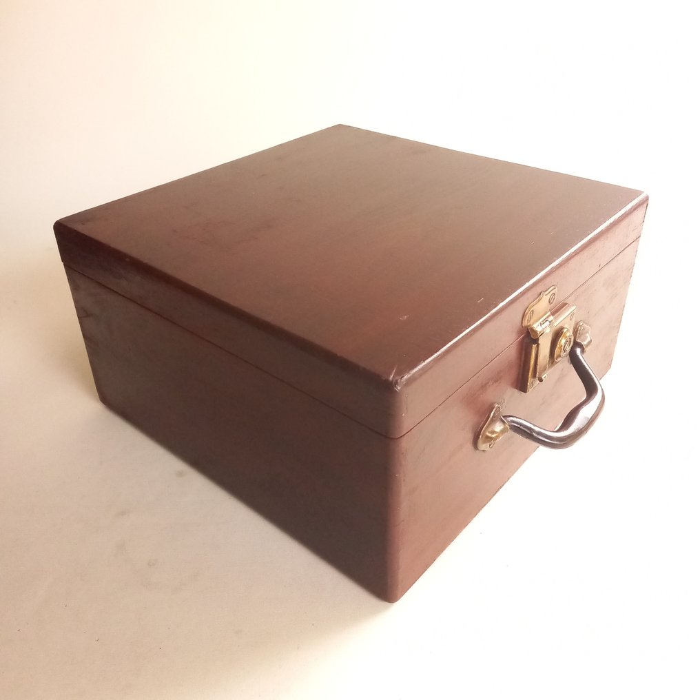 Keystone Stereoscope 1910s with 20 Stereo cards, wooden Stereo viewer #3.2