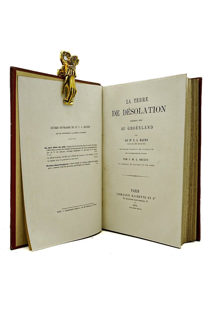 I. J. Hayes & J. L. M. Reclus - La terre de désolation, Excursion d'été au Groenland - 1874 #3.2
