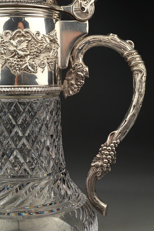 Topazio - Decanter - Placcato argento #4.3