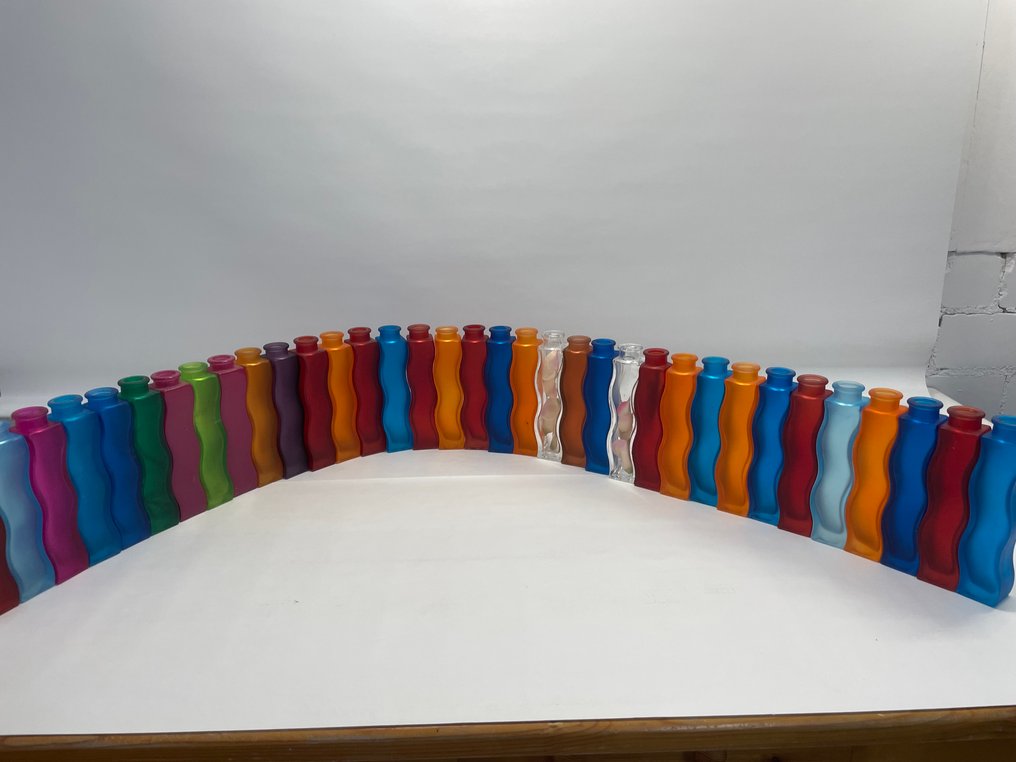 IKEA - Sigga Heimis - 花瓶 (35) -  笑话  - 玻璃 - 复古磨砂花瓶 #2.1