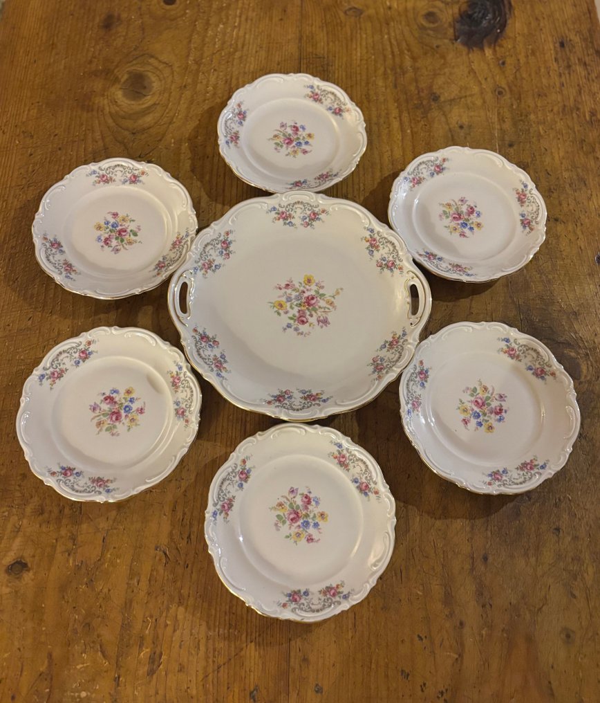 Mitterteich - Serviço de sobremesa (7) - Porcelana #1.0