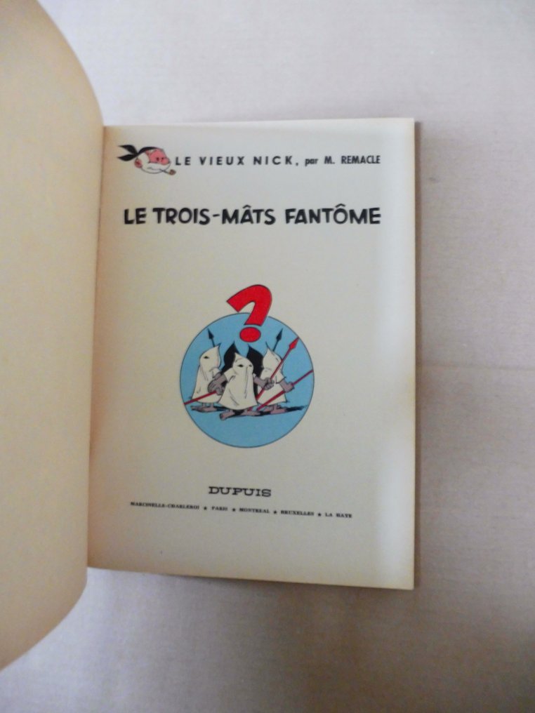 Le Vieux Nick et Barbe-Noire T10 - Le Trois-mâts fantôme - B - 1 Album - First edition - 1967 #3.2