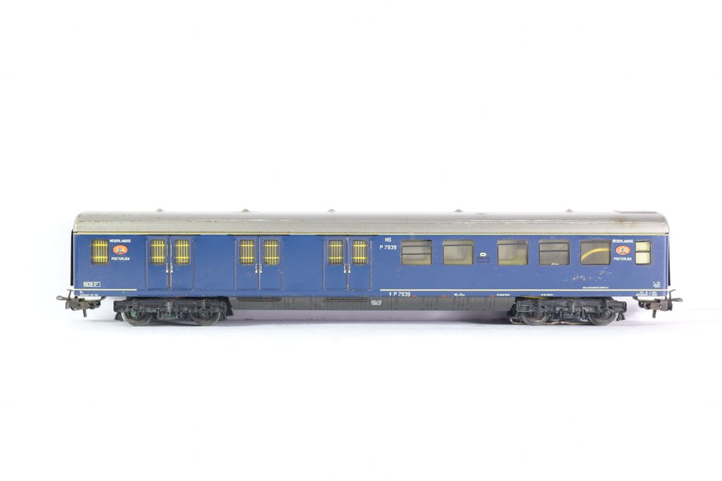 Märklin H0 - 4048 - Επιβατικό τρένο μοντελισμού (2) - 4x επιβατικά τρένα postrijtuigen Plan E - NS #1.0