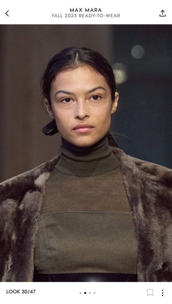 Max Mara - F/W 2023 Runway - Pure Camel Hair - Kleid - Nyt med labels #2.1