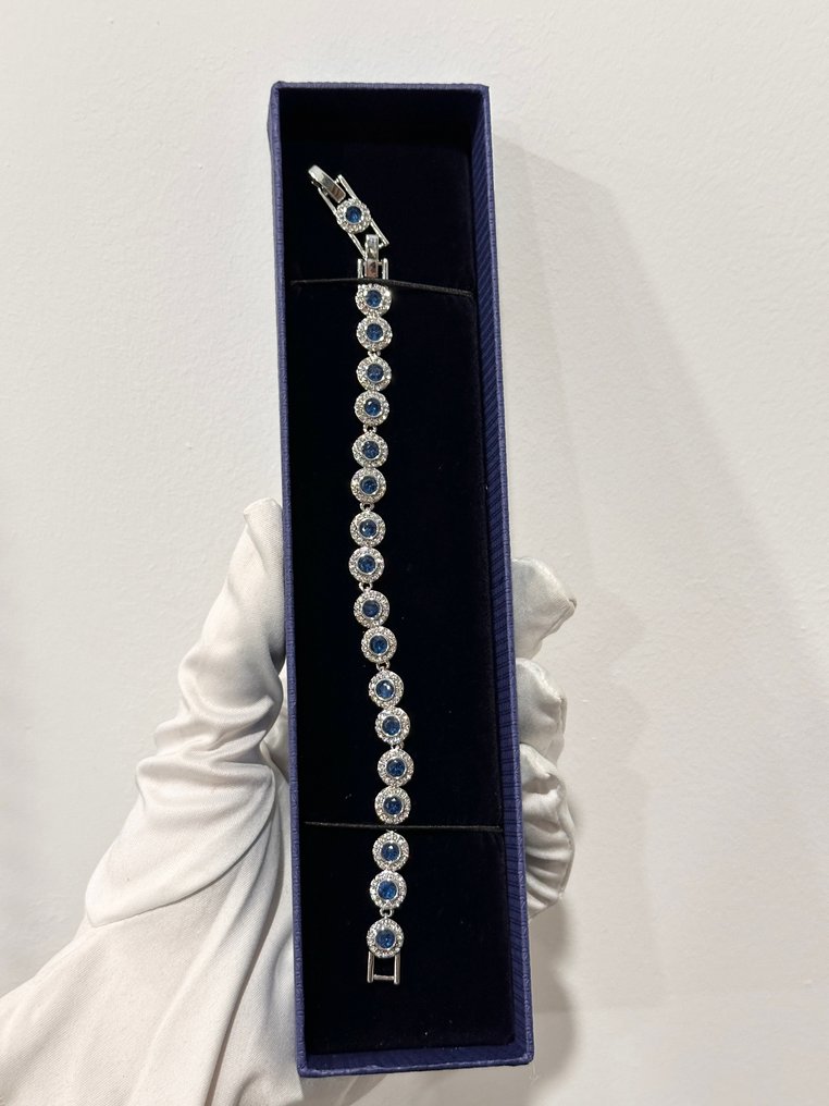 Swarovski - 雕塑, Crystal-encrusted bracelet - 0 cm - 水晶 #3.2