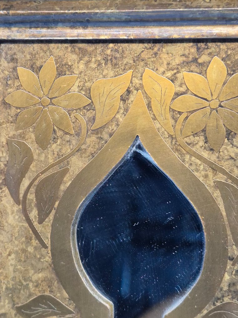 Naguaras - 鏡 - 玻璃 - 手工制作的镜子,带有雕刻和镶嵌工艺 #4.3
