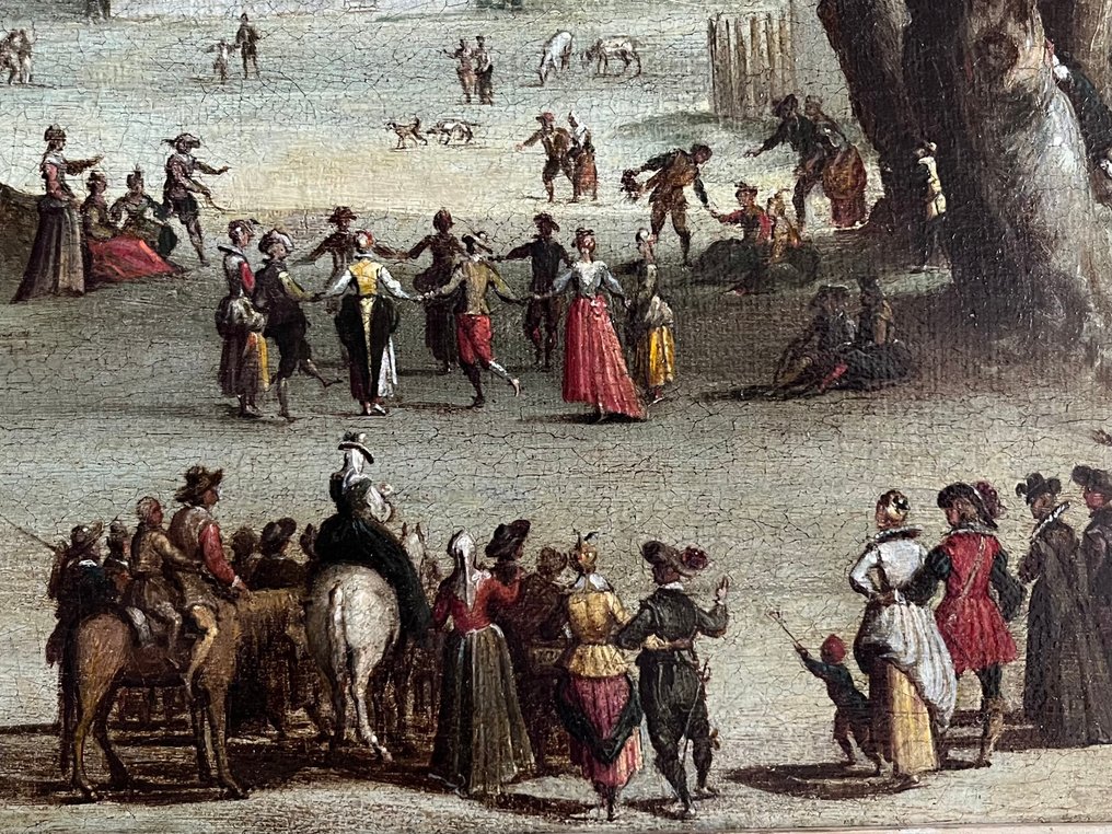 欧洲学校 (XVII) - Ländliches Fest auf einem Dorfplatz #3.2