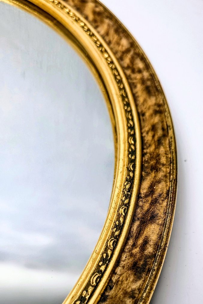 PIETERMAN - Miroir- Spectaculaire miroir Lodewijk XIV - Verre, Bois, Plaqué or #1.0