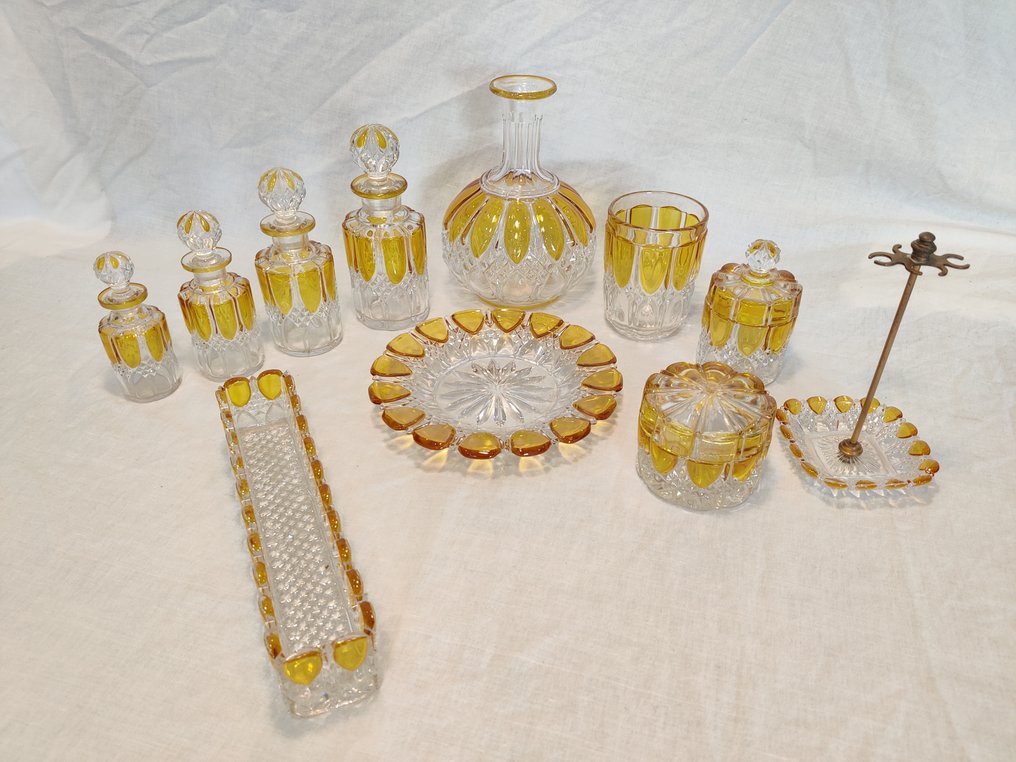 Art Deco WC-setti (11) - Val Saint Lambert - Kristalli #1.0