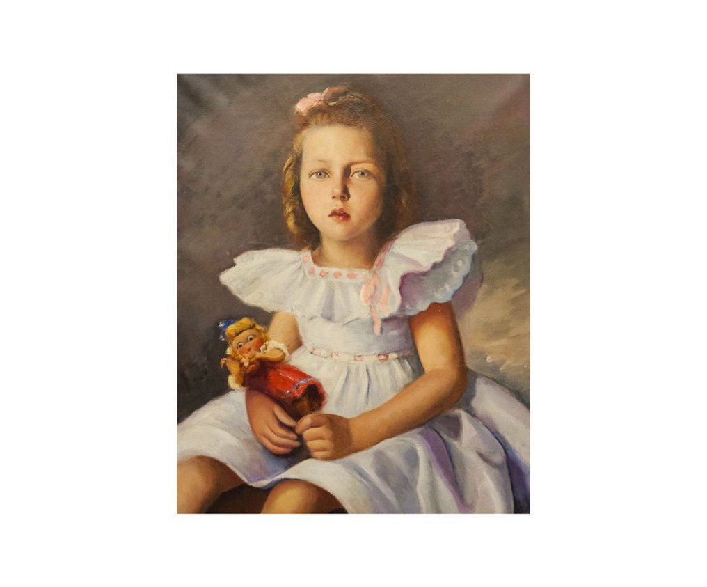 Tomàs Viver Aymerich (1876–1951) - The girl and her doll #1.0