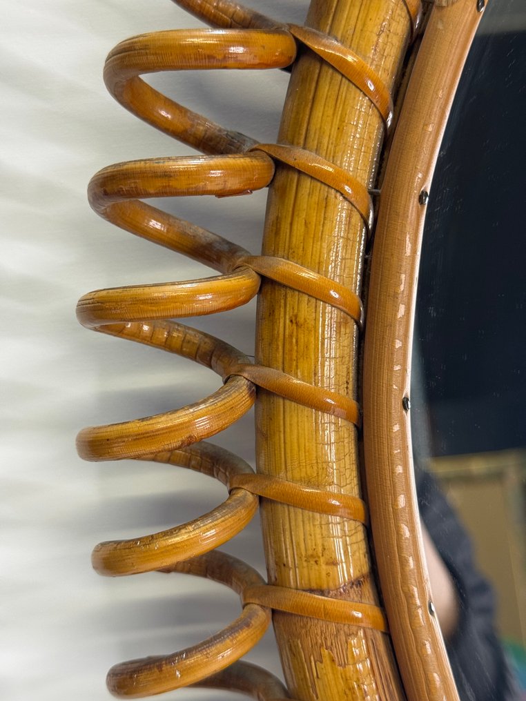 Tükör - Rattan, Bambusz, Fa, Üveg #4.3