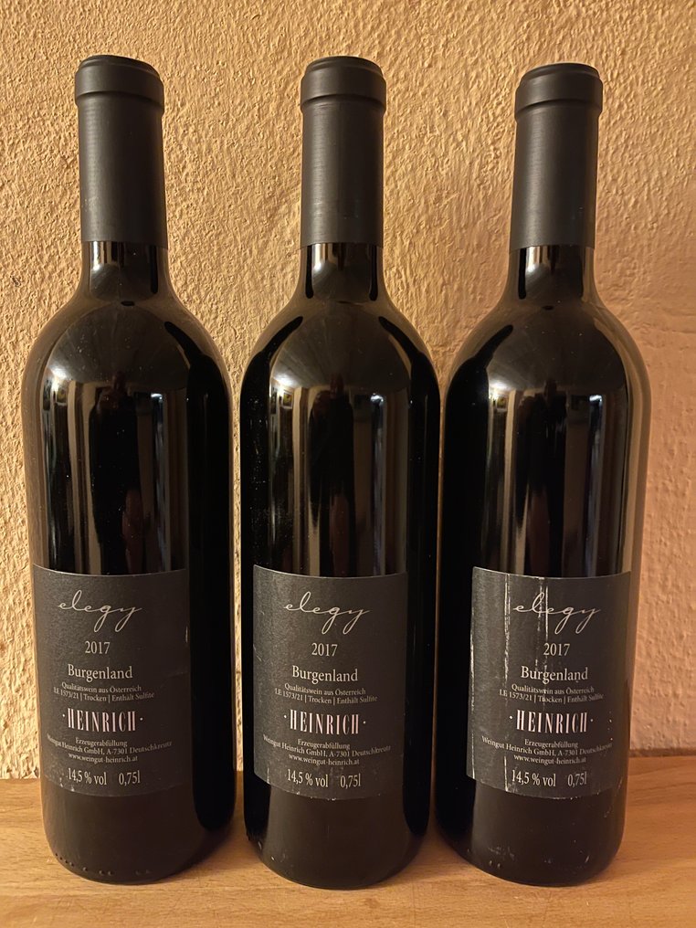 2017 Heinrich, Elegy - 布尔根兰州 - 3 Bottles (0.75L) #1.0