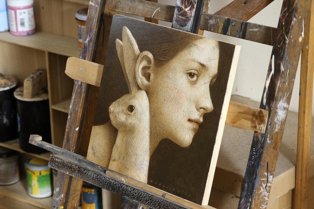 Michal Lukasiewicz - Portrait with Hare III #4.3