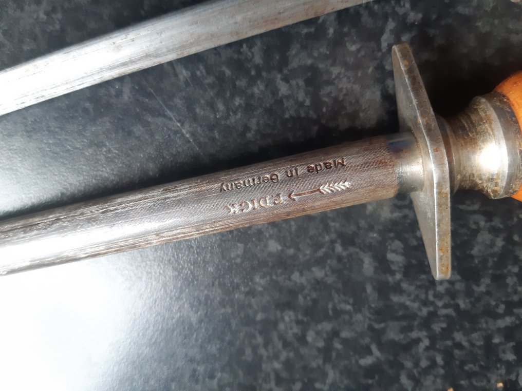 o.a. P.Dick en Solingen Hartchrome - Tafelmessenset (3) - Metaal - Hout - Rubber. - Messen slijpset #2.1