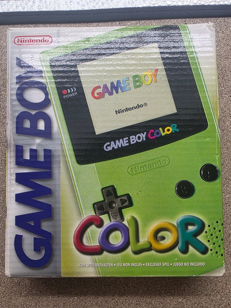 Nintendo - Gameboy Color - Extremely Rare OLD STOCK Gameboy Color GBC Limited Edition KIWI LIME GREEN - Spelcomputer - In originele verpakking #1.0