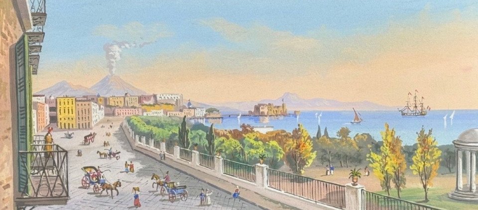 École italienne (XX) - La Riviera di Chiaia #1.0