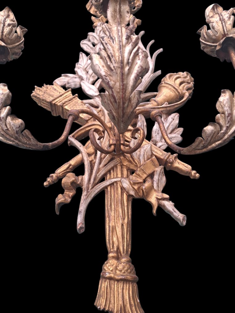 壁式燭台 (2) - 木 #4.3