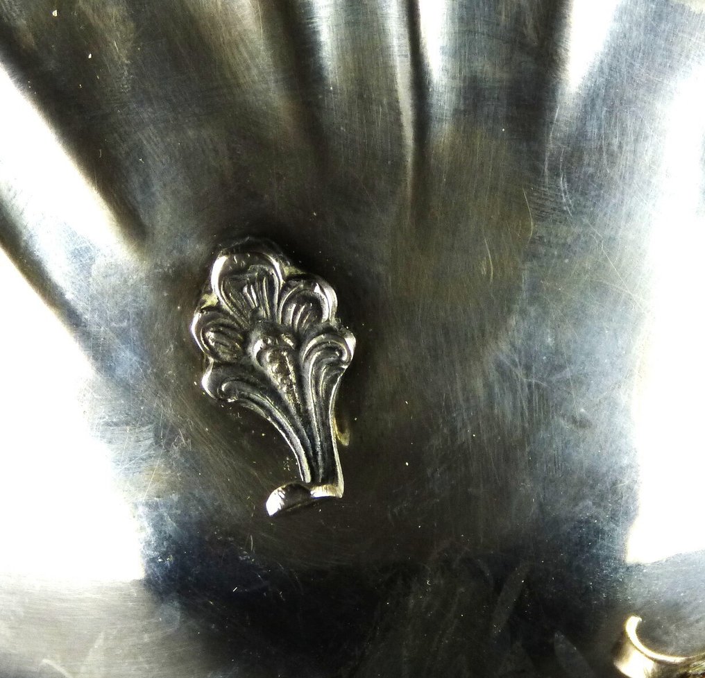 MELONCELLI FERDINANDO fu Giovanni Battista/ MILANO - Piatto - Gebäck-/ Konfekt-Schale - .800 argento #3.2