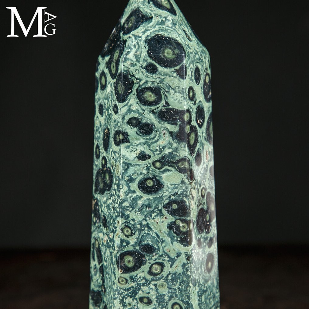 Kambaba Jasper Obelisk - Best Quality Mineral - Extremely Valuable Specimen - Altezza: 197 mm - Larghezza: 60 mm- 988 g #2.1