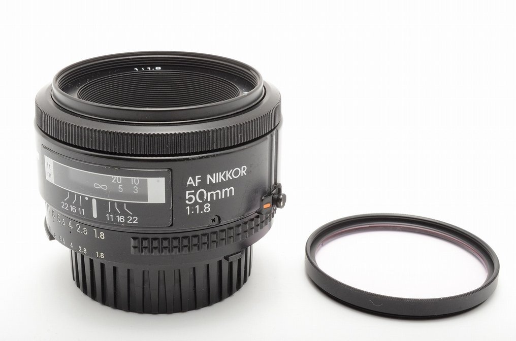 Nikon AF NIKKOR 50mm f1.8 1:1.8 Fényképezőgép objektív #1.0